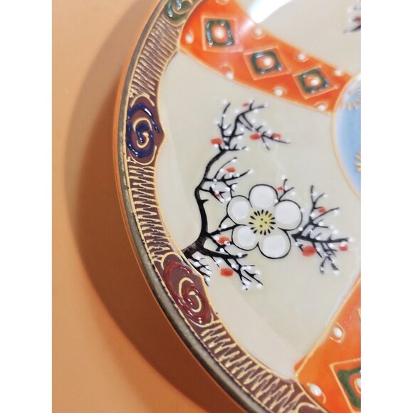 Antique Egg Shell Porcelain Hand Painted Lusterware Cup & Saucer Set RS Japan - Picture 7 of 16